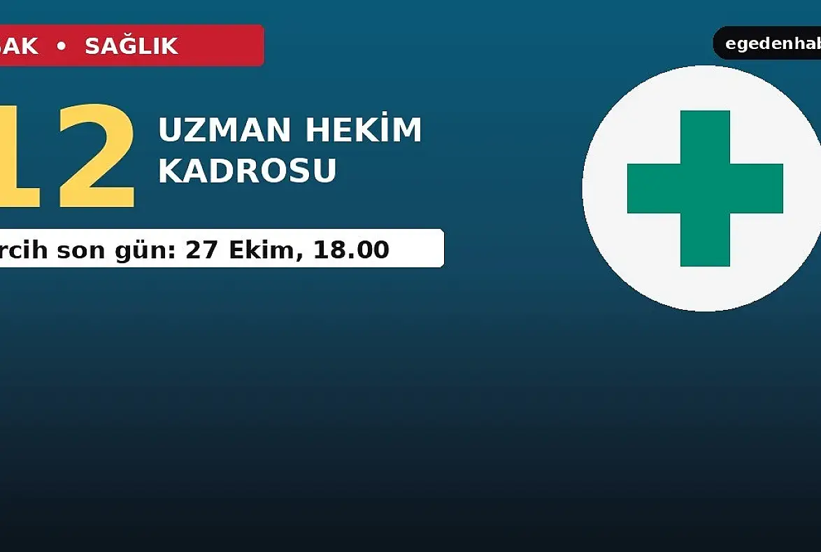 Uşak'a 12 uzman hekim kadrosu
