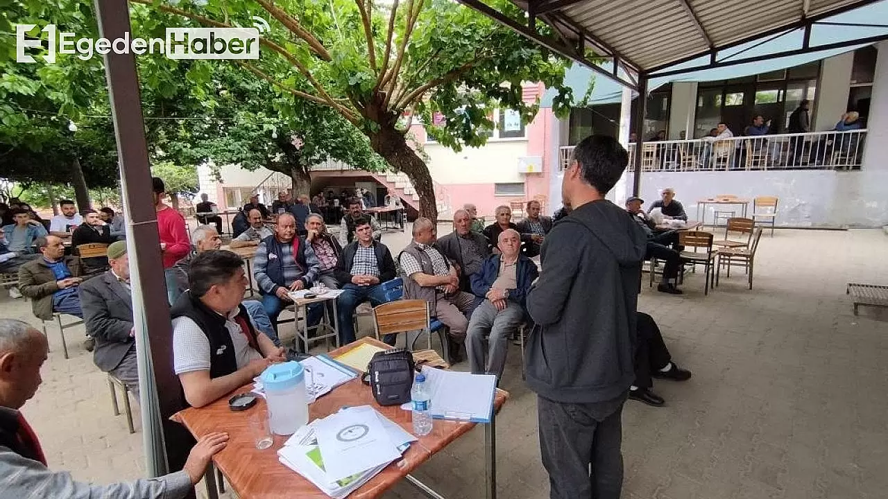 Aydın’da İlçe Tarım yetkilileri çiftçilerle buluştu