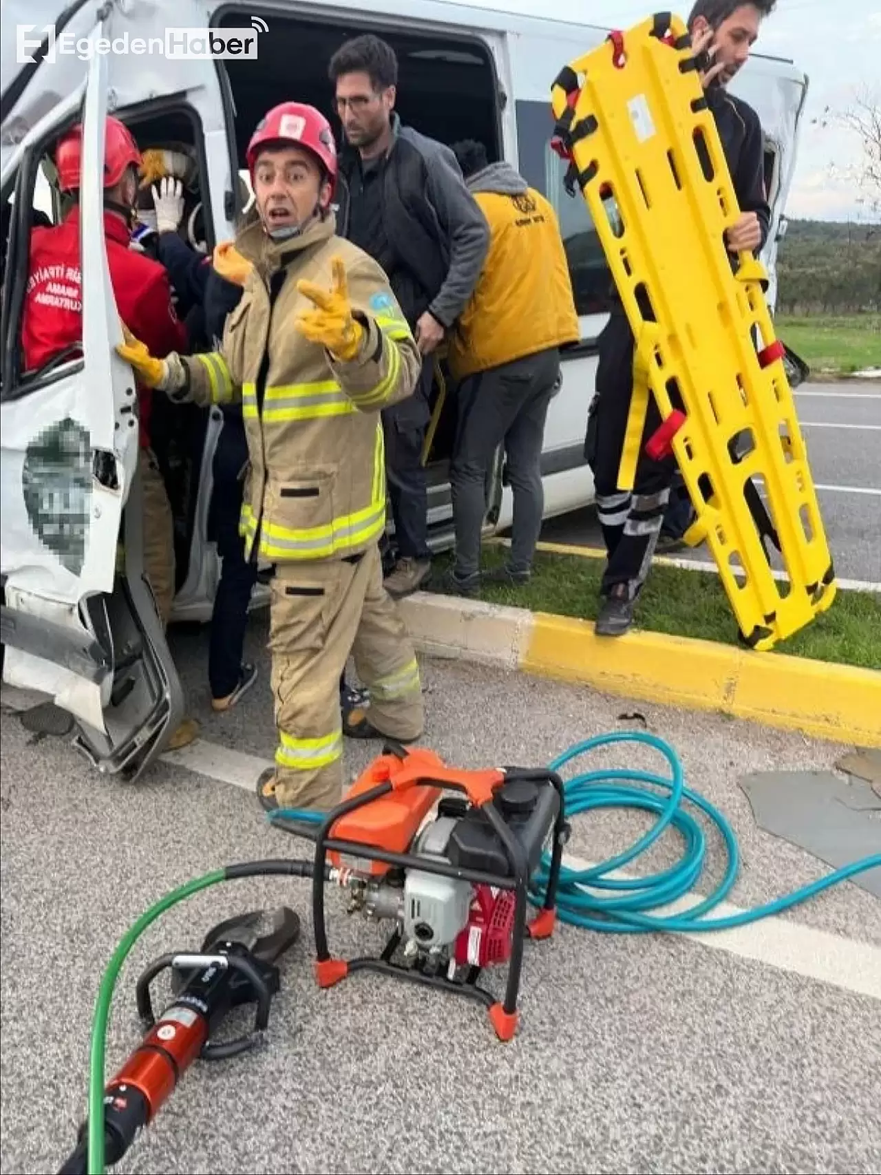 Korkunç kazadan ilk görüntüler!