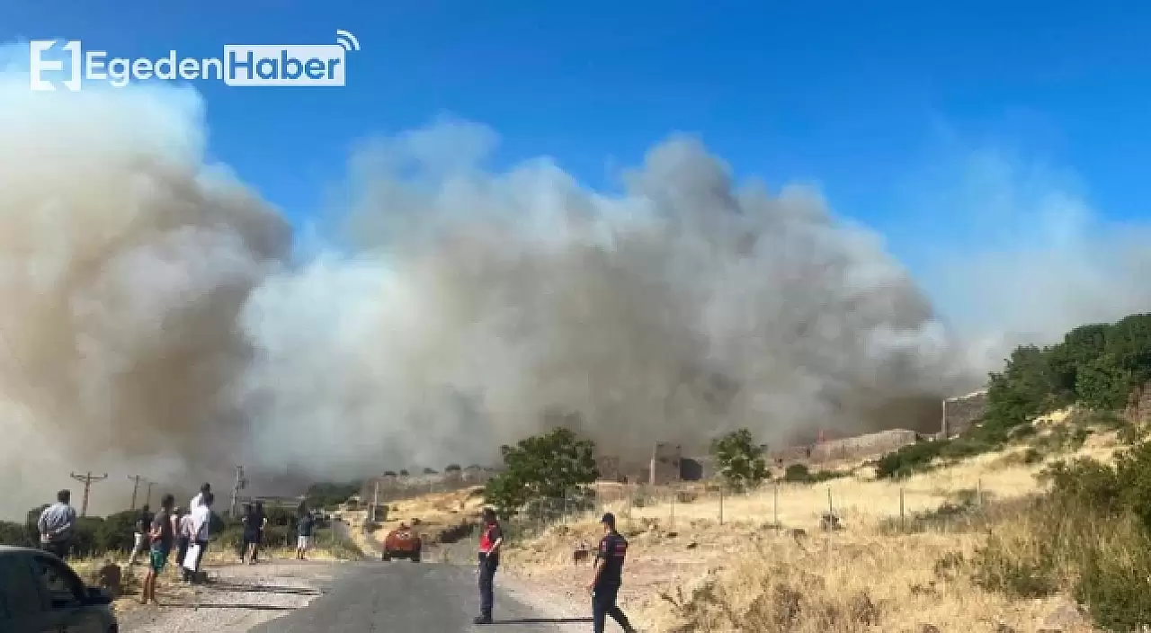 Çanakkale Ayvacık'ta kontrol altına alınamayan orman yangını, sahil kesimine doğru yayılmaya devam ediyor!