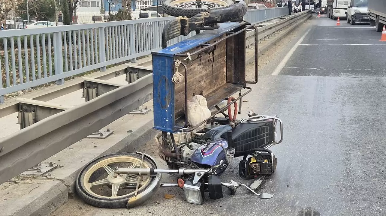 Kaza sonrası tırla çarpışan motorsiklet sürücüsünden üzücü bir gelişme yaşandı