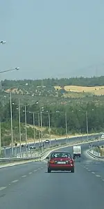 İzmir-Aydın Otoyolu'nda İzmir yönü daraldı