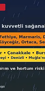 Muğla'da yarın turuncu kod