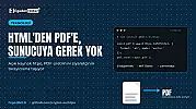 Tarayıcı içinde PDF üreten açık kaynak htpo yayımlandı