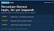 Muğla Dalaman'da Tersakan Deresi taştı, yollar kapandı