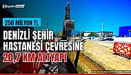 Şehir Hastanesi çevresine 20,7 km altyapı