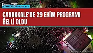 Çanakkale'de 29 Ekim programı belli oldu