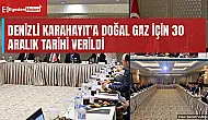 Denizli Karahayıt'a doğal gaz 30 Aralık'ta veriliyor