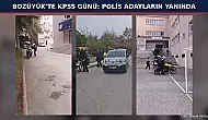 Bozüyük'te polis KPSS adaylarını sınava yetiştirdi