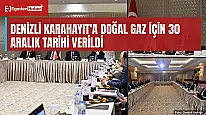 Denizli Karahayıt'a doğal gaz 30 Aralık'ta veriliyor