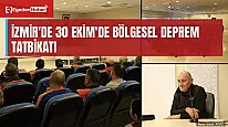 İzmir'de 30 Ekim'de bölgesel deprem tatbikatı