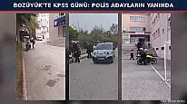 Bozüyük'te polis KPSS adaylarını sınava yetiştirdi