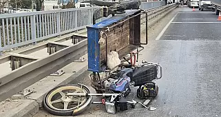 Kaza sonrası tırla çarpışan motorsiklet sürücüsünden üzücü bir gelişme yaşandı