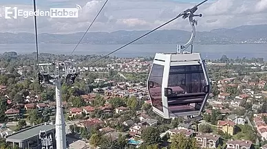 Sapanca'da ruhsatsız teleferik hattı mühürlendi!