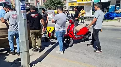 Motosiklet kazası! 1 yaralı var