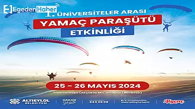 Yamaç paraşütü sevenler Balıkesir Altıeylül'de buluşuyor..