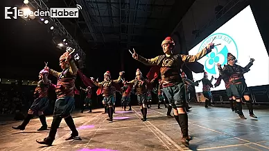 Halk Dansları Festivali Renkli Görüntülere Sahne Oldu..