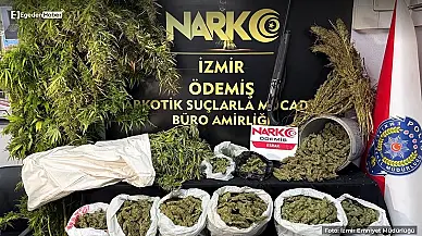 İzmir Ödemiş'te evde 7,7 kilo esrar ele geçirildi, 1 tutuklama