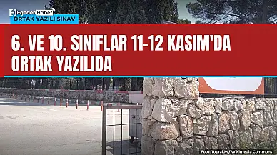 İzmir'de ortak yazılı sınavlar 11-12 Kasım'da