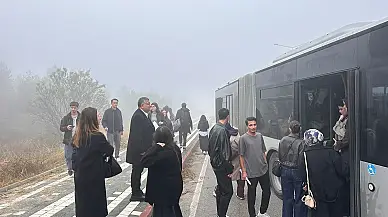 DPÜ otobüsleri KPSS adaylarını sınava yetiştirdi