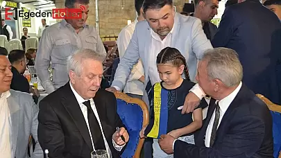 Aziz Yıldırım, Manisa'da sürpriz bir düğüne katıldı