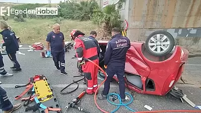 Muğla’da trafik kazası 2 kişi ağır yaralı!