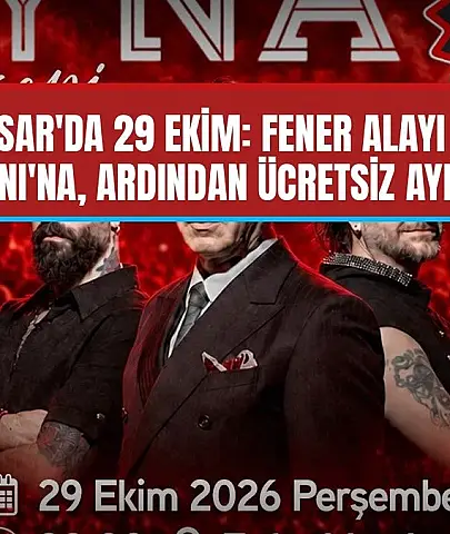 Afyonkarahisar'da 29 Ekim: Fener alayı ve Ayna konseri