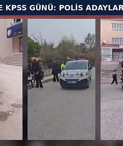 Bozüyük'te polis KPSS adaylarını sınava yetiştirdi