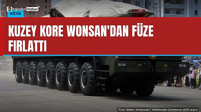 Kuzey Kore'den Japon Denizi'ne füze fırlatması