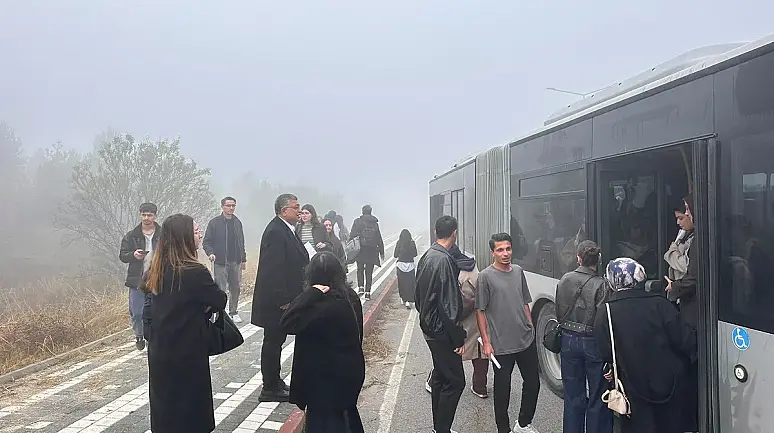 DPÜ otobüsleri KPSS adaylarını sınava yetiştirdi