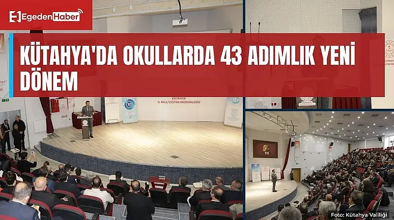 Kütahya'da okullarda 43 Adım Projesi dönemi