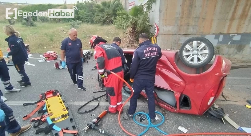 Muğla’da trafik kazası 2 kişi ağır yaralı!