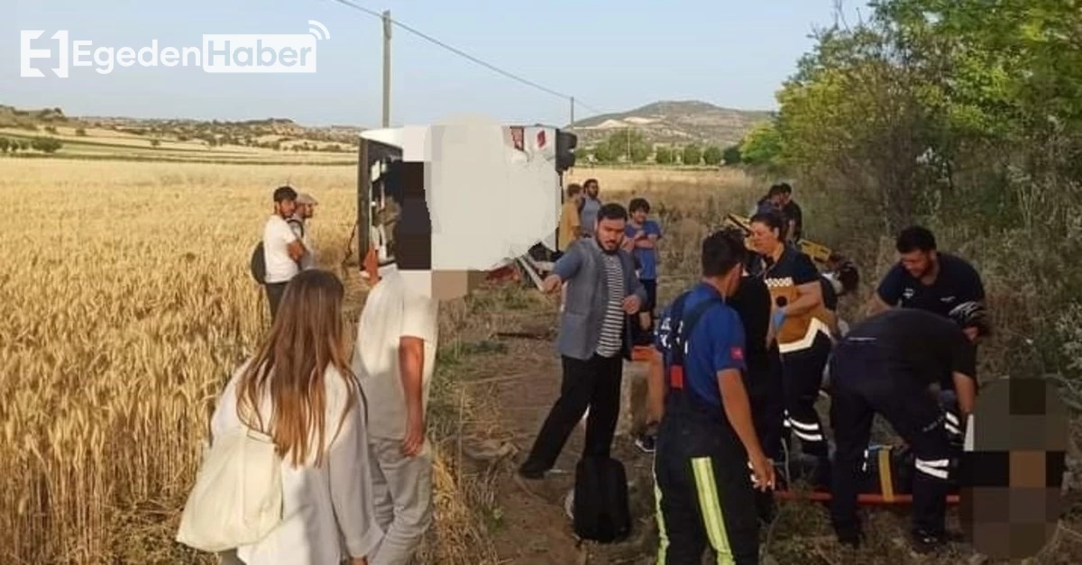 Denizli'de Yolcu Otobüsü Kazası: Çok Sayıda Yaralı Var!