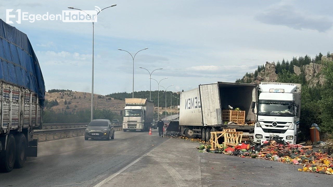 Afyonkarahisar'da Yolcu Otobüsü ile Tır Kaza Yaptı: Olayda Çok Sayıda Yaralı Var