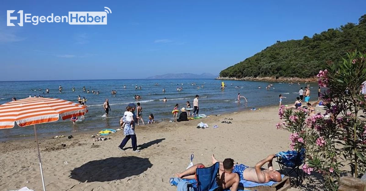 Sıcak hava etkisiyle serinlemek isteyenler plajlara akın ediyor!