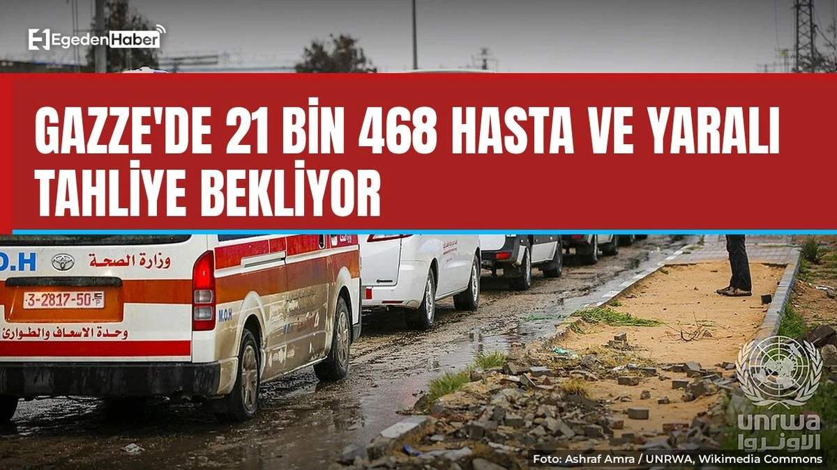 Gazze'de 21 bin 468 kişi tahliye bekliyor