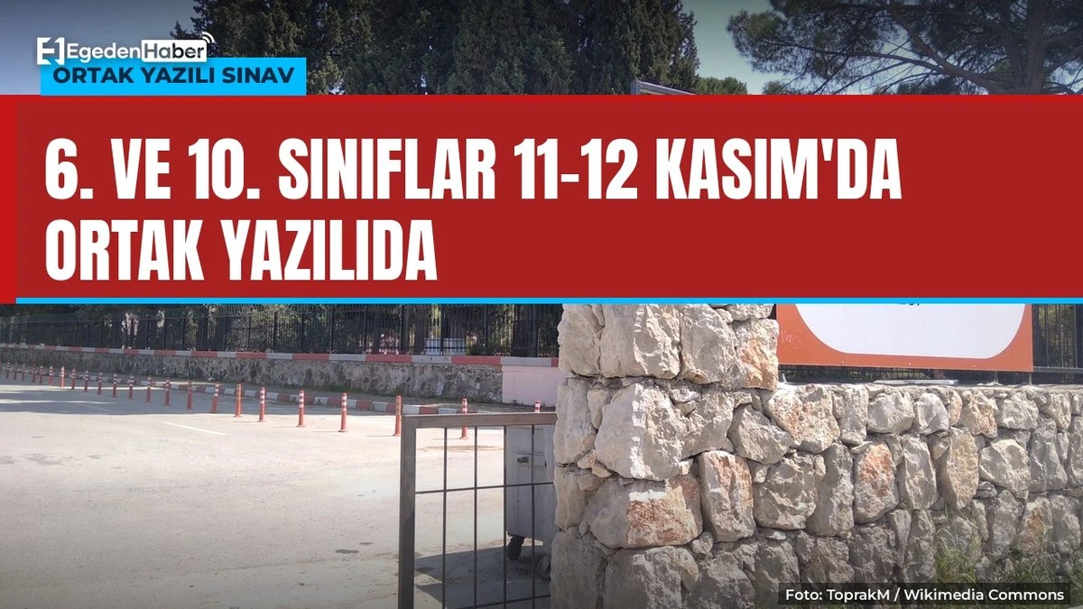 İzmir'de ortak yazılı sınavlar 11-12 Kasım'da