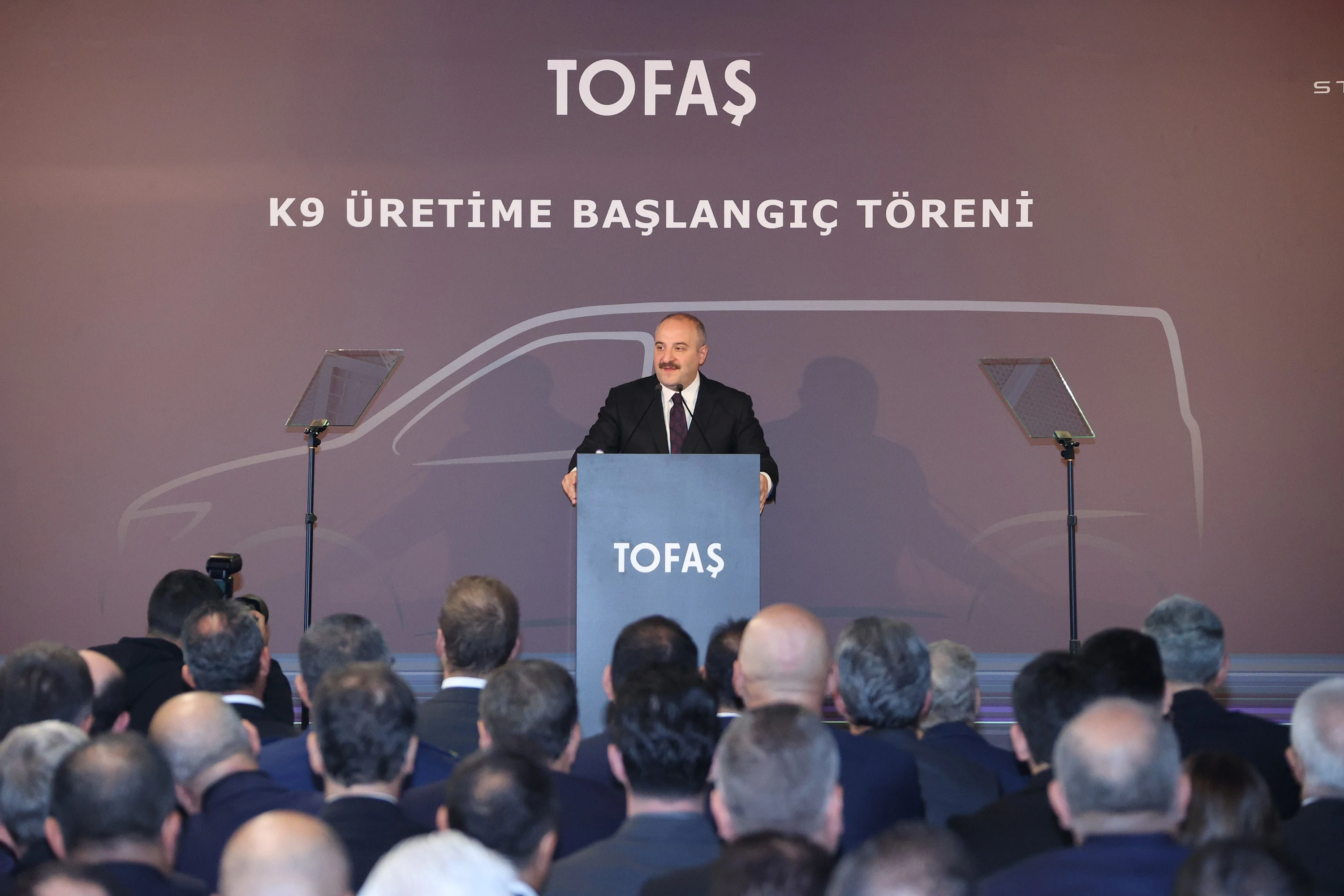 Bursa Tofaş fabrikasında K9 üretime başlangıç töreni